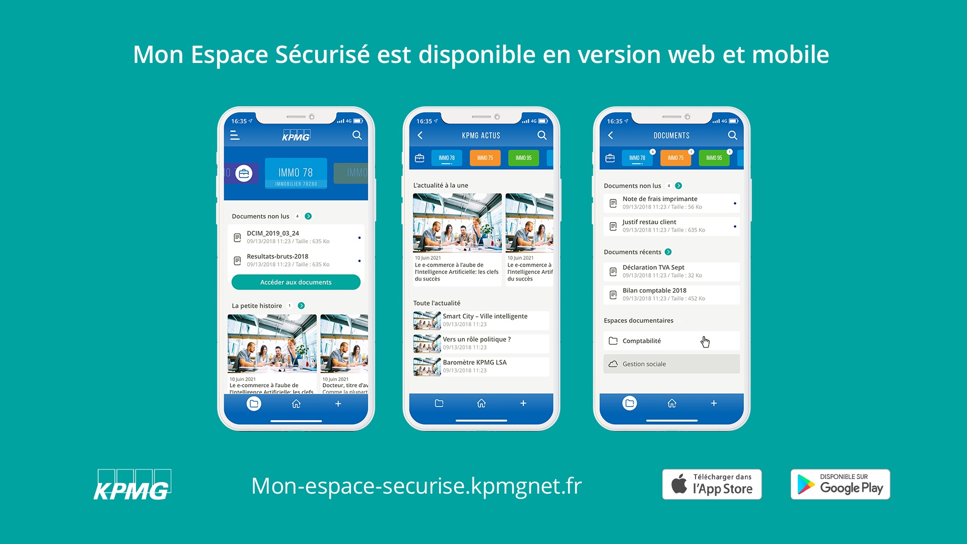 KPMG - Mon espace sécurisé Mobile